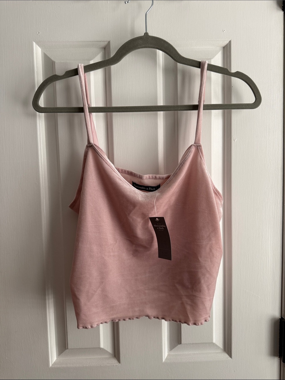 NWT Blush Pink Cami Tank Crop Top